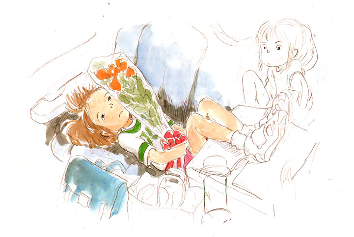 Phác thảo tay của chính Miyazaki cho “Spirited Away”